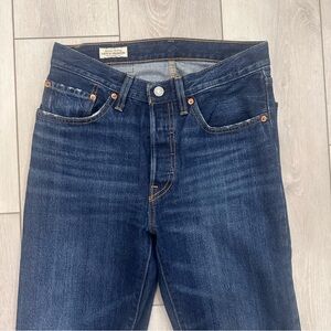 Levi's Dark Blue Straight Leg Jeans